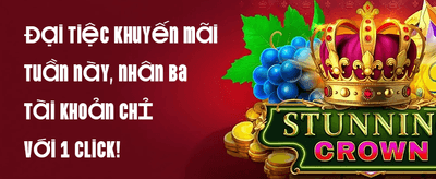 Thưởng Chào Mừng 100% promotion banner